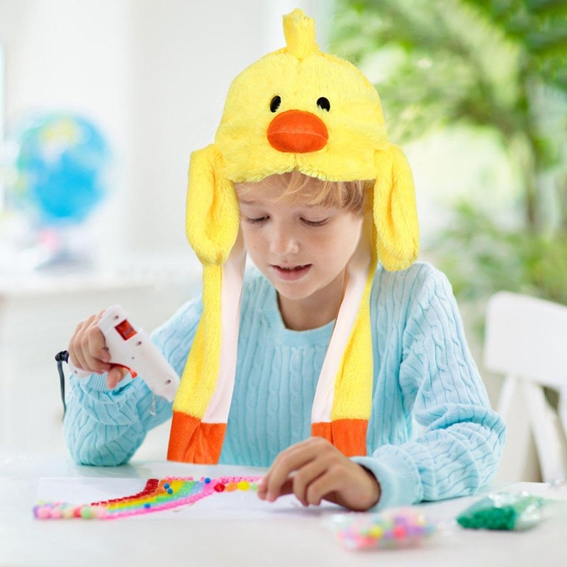 TVSVKWE 1 Piece Cartoon Duck Hat, Creative Design Hat, Plush