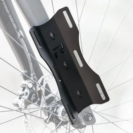 Rovativ® Bikepacking Bracket for Fork Bag – Lightweight and Stable Aluminium – Practical Holder for Drybag Pack Bags – for Road Bike Gravel Bike MTB