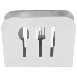 Napkin Holder Napkin Dispenser Stainless Steel Minimalist Compact Easy Maintenance Napkin Rack for Hotel Restaurant