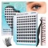 LASHVIEW Cluster Lashes,Lash Clusters Natural Look Cluster Lashes Extensions Super