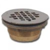 Oatey 2 in. 140 NC Brass No-Calk Shower Drain with