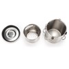 Brush Washing Bucket Stainless Steel Material Easy Carry Painting Supply