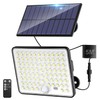Kolpop Solar Lights Outdoor with Lenses, Remote Solar Security Lights