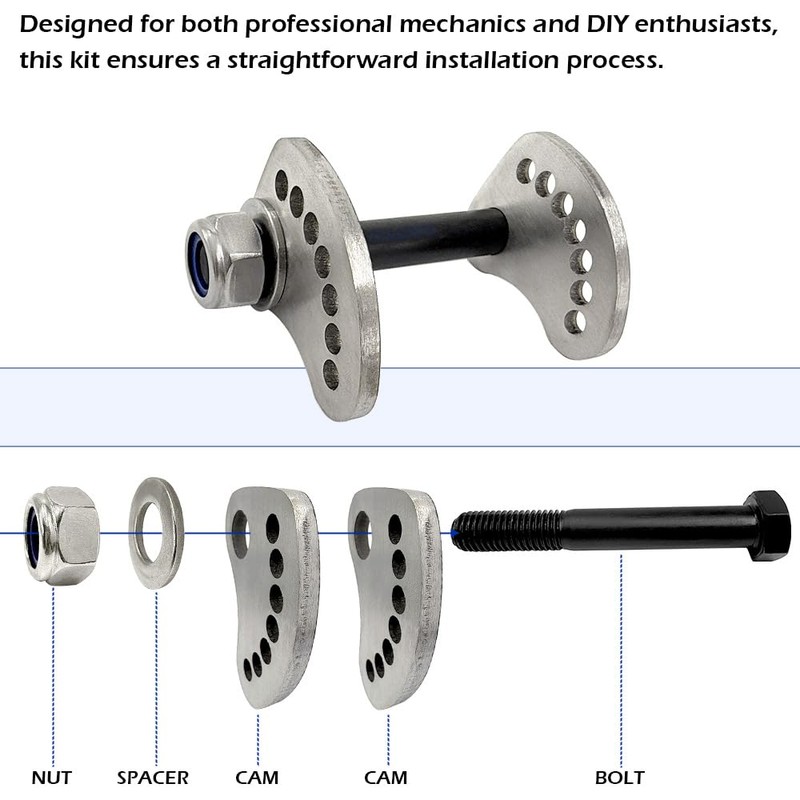 GOLKNHA ±1.5 Degree Camber Lock Alignment Fix & Upper Arm