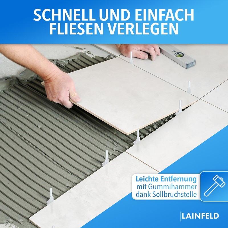 LAINFELD Tile Levelling System | 2 mm Joint Width |