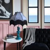Tristan Home Premium Classic Victorian Style Bell Shape Scallop Velvet