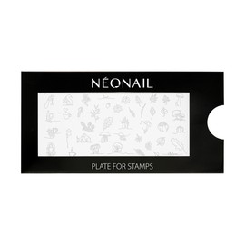 NEONAIL Stamping Plate 24 - Stamping Plate - Stencils Plate - Nail Art - Nail Design - Nail Stamp Stencil - French Nails Stencil - Nail Art Stamp