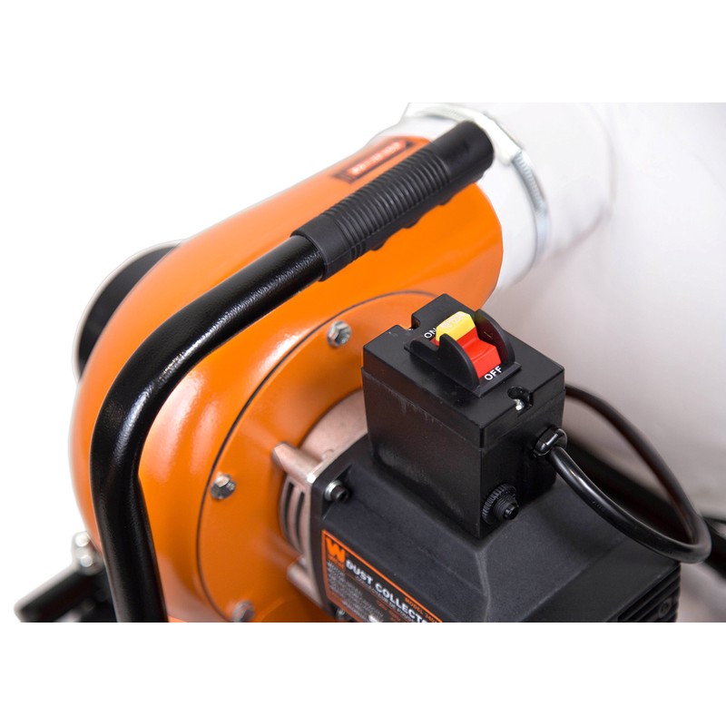 WEN Woodworking Dust Collector, 5.7-Amp Motor with 12-Gallon Bag, Mobile