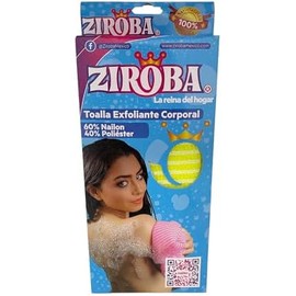Toalla exfoliante corporal de 90 cm – Secado rápido y espuma rica Ziroba