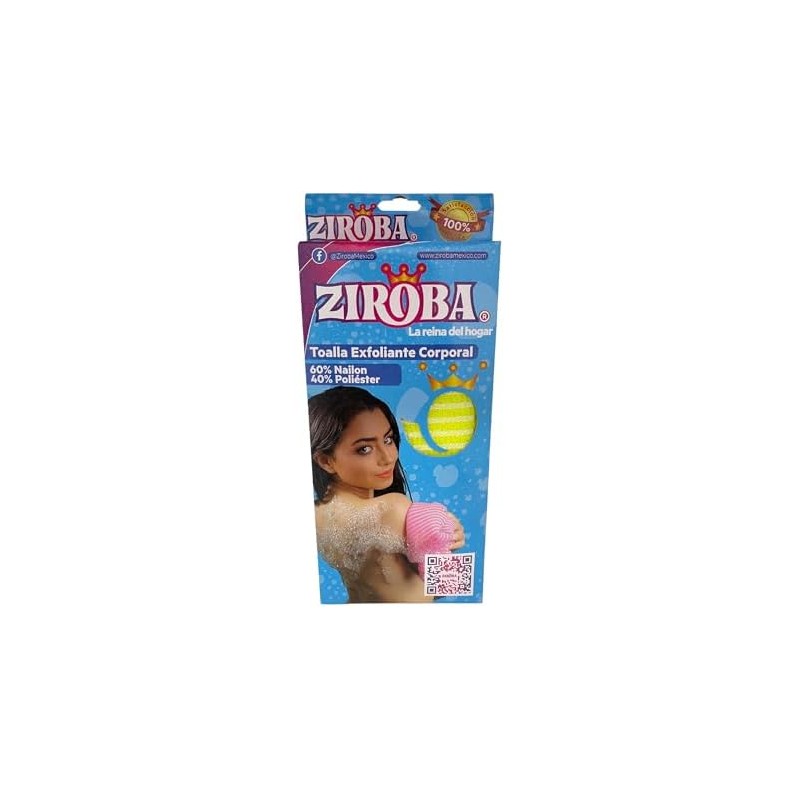 Toalla exfoliante corporal de 90 cm – Secado rápido y