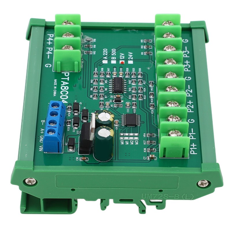 Temperature Sensor Module Resistance Collection PT100 RTD RS485 with Guide