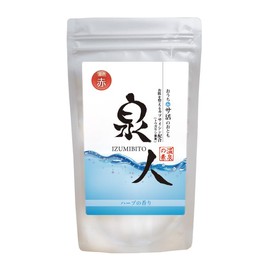 【泉人 おうちdeサ活のおとも ハーブの香り※ハーブフレーバー配合】80000-105-12W (QK045-10) 温泉 入浴剤 温泉の素 ギフト プレゼント [250g／約10回分]