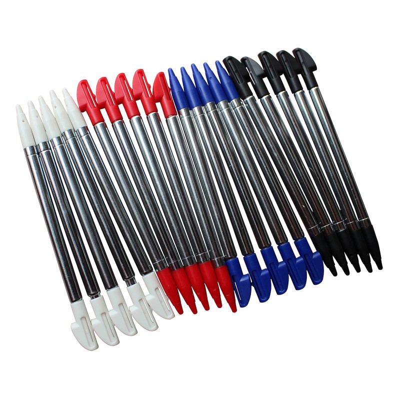 Dealbude24 5 x White Retractable Stylus Pen Display Touch Pen