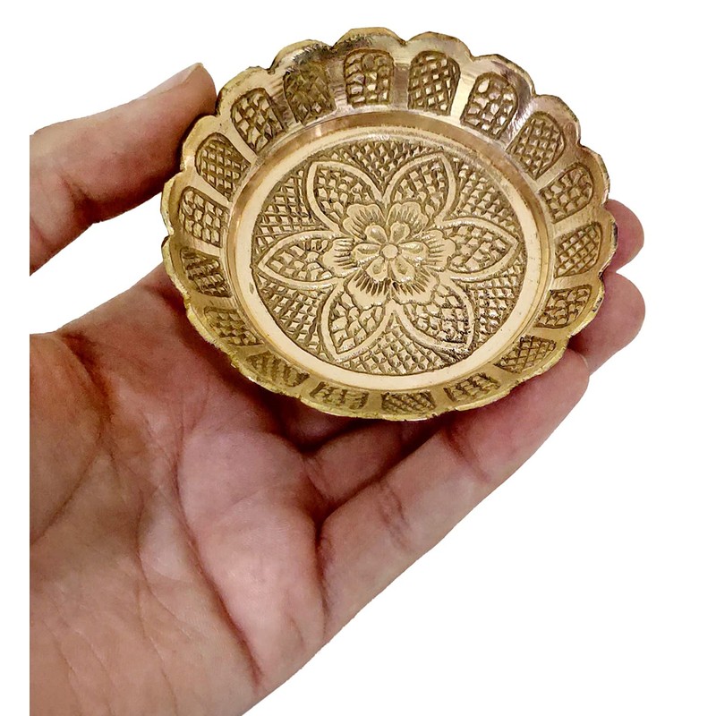 Craftsman Satvik Handmade 6 Pc 8 cm Nakashi Bhog Thali