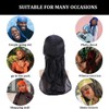 Durag with Long Tail, 2 Pieces Unisex Durag Men Silk