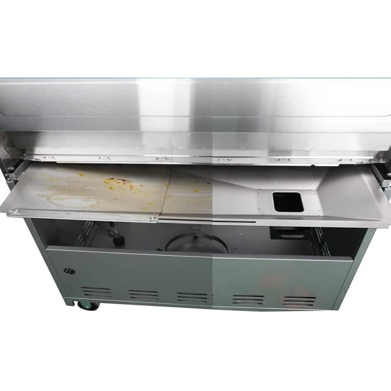 Uniflasy Universal Adjustable Grease Tray For 3 4 5 Burner