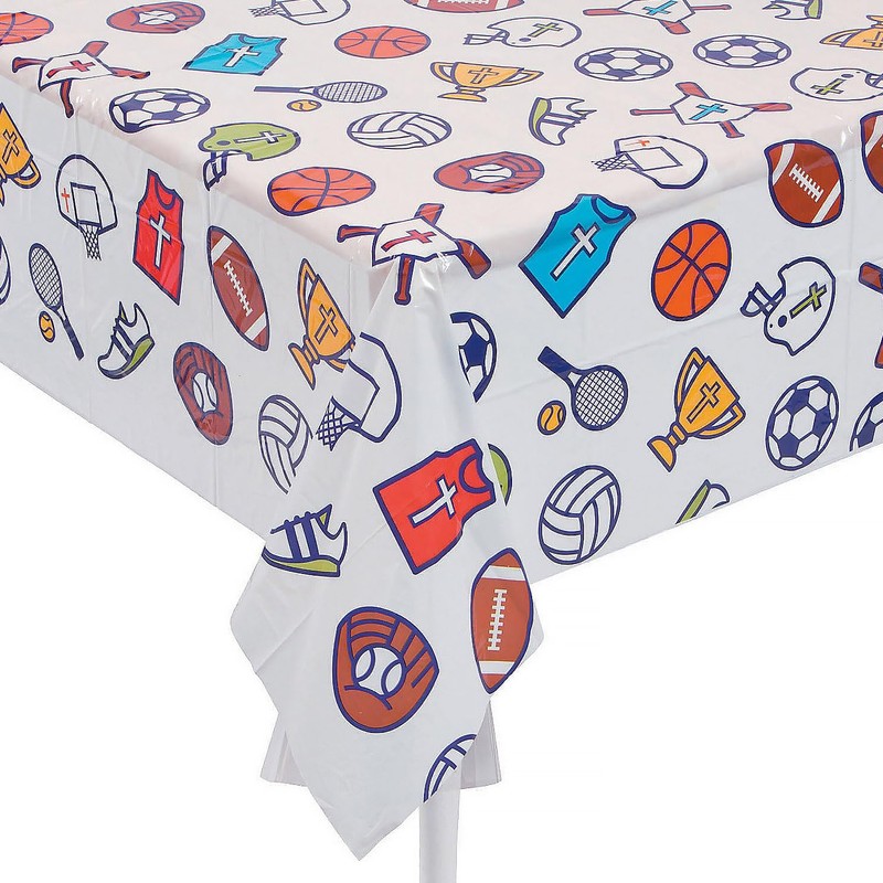 Fun Express Sports VBS TABLECOVER - Party Supplies - VBS