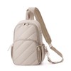 Wandering Nature Sling Bag for Women Lightweight Quilted Crossbody Bag