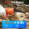 SkyBlade 6 Inch Mini Chainsaw Cordless, Portable Electric Chainsaw, for