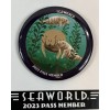 New! SeaWorld 2023 Manatee Pass Member Pin Button