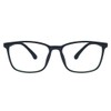ALWAYSUV Fashion Classic Vintage TR90 Frame Glasses Full Format Clear