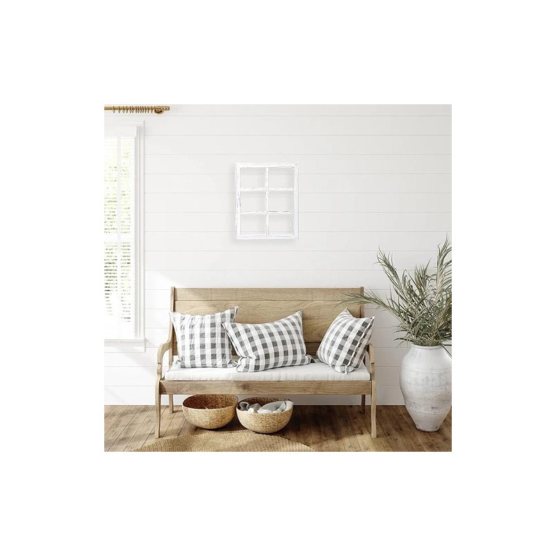 Ilyapa Window Frame Wall Decor 2 Pack - Large 18x22