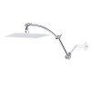Hibbent 16" Solid Brass Shower Head Extension Arm with 2