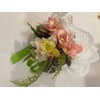 Tea bouquet with 3 different fruit mixes and candies, with