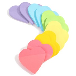 Mr. Pen- Heart Sticky Notes, 12 Pads, 60 Sheets/Pad, Pastel Color, Cute Sticky Notes, Heart Shaped Sticky Notes Heart Shaped Note Pads, Heart Notes, Heart Shaped Note Pad, Heart Office Supplies