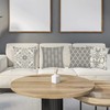 CLVEDU 4Pack Throw Pillow Covers 18x18 in Linen Fabric Cushion