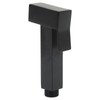 Sink Sprayer Stainless Steel Squared Electroplated Black Large Flow Bidet