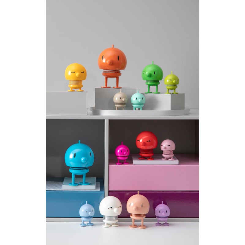 Hoptimist - Small Bumbel - Latte/White - Plastic - (DxH)