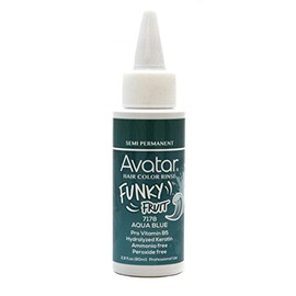 Avatar Funky Fruit Semi-permanent Hair Color Rinse 2.8 oz Aqua Blue
