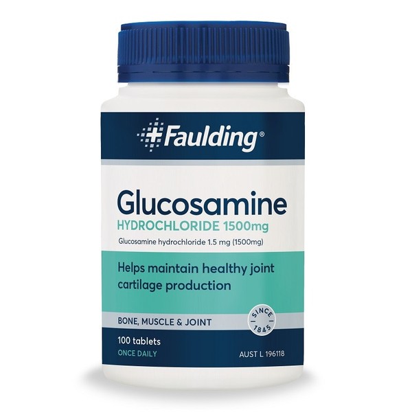 Faulding Glucosamine HCL 1500mg Tab X 100