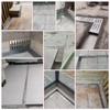 Pool Deck Drain 2-Inch Wide X 3.3-Feet Long,Silver Outdoor Deck