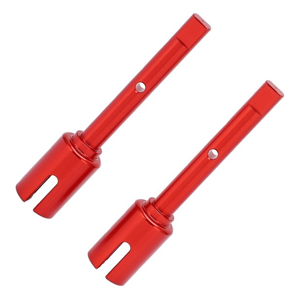 VGEBY 2pcs RC Drive Shaft Joint Cup, Center Wheel Shaft Cup Aluminum Alloy Lightweight Joint Shaft Cups for Tamiya TT02 RC Car Red Model car accessories Model Toys