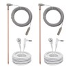 Copper Grounding Rod with 40ft Female Ground Cord, Portable Ground
