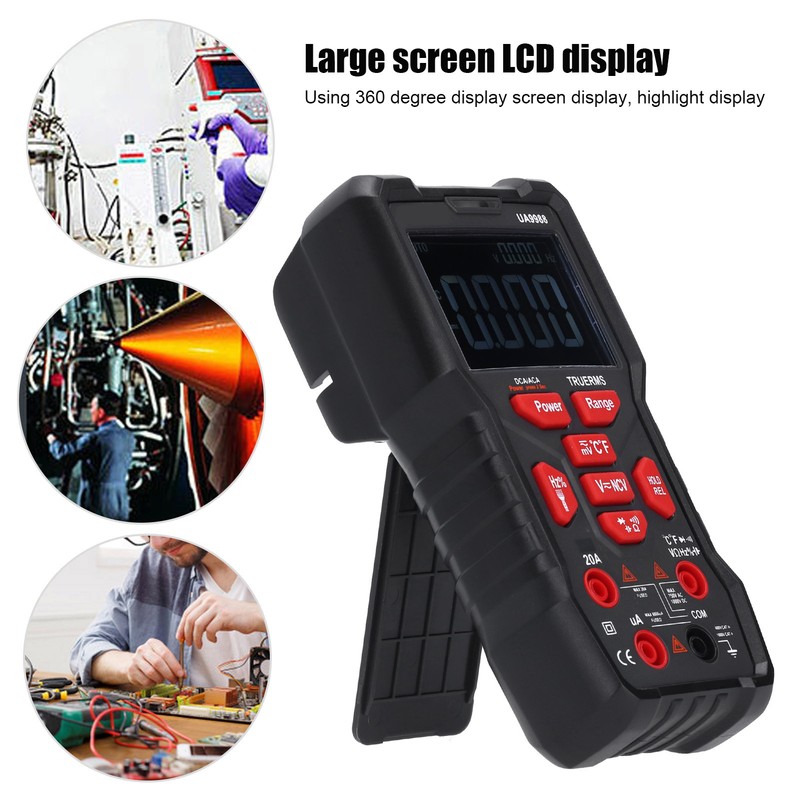 UA9988 Digital Multimeter AC/DC Current Voltage Capacitance Resistance Measurement Black
