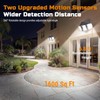 EverBrite 2PK Solar Motion Sensor Lights, 3 Heads, IP65 Waterproof