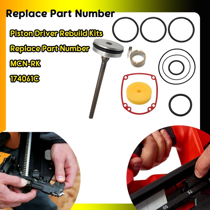 Piston Driver Rebuild Kits Fit for Bostitch MCN150 Nailer Replacement