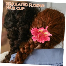 TOVINANNA 6pcs Flower Hair Clip Adorable Decorative Hairpins for Girls Vibrant Colors for Everyday Wear Special Occasions