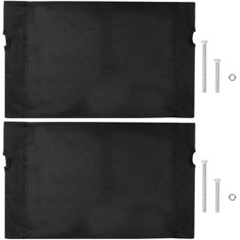 GORGECRAFT Replacement Fabric for Camping Chairs Medium Size Oxford Fabric Replacement Seat for Outdoor Folding Chairs 480 x 285 mm Black Waterproof Cover for Camping Chairs with High Backrest for