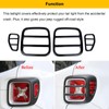 Tail Light Lamp Covers, Taillight Rear Lamp Protector Guard Cover