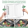 Fanbsy Dish Drying Rack in Sink, Extendable Stainless Steel Dish
