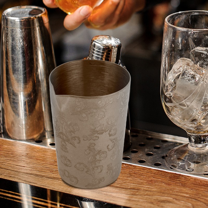 Cocktail Mixing Glass Garland Stainless Steel Bar Bartending Mixing Pitcher