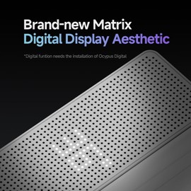 Ocypus Iota A40 CPU Air Cooler Single Tower CPU Cooler with Digital Display,4 Heat Pipes,Silent 120mm FDB Fan,High Efficiency Radiator,CPU Cooling Fan for AMD AM4/AM5,Intel LGA 115X/1200/1700/1851,WH