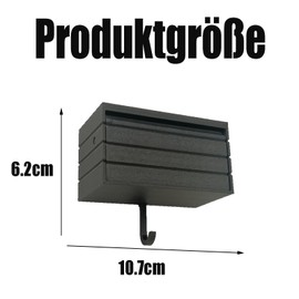 fufupaw Car Key Garage, Key Holder with Opening Door, Car Garage Key Holder for the Wall, Space-Saving Key Organiser for Entrance Area, Key Holder Car