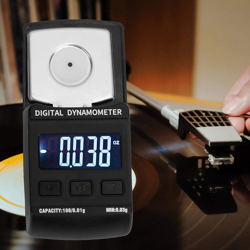 Digital Turntable Stylus Force Scale 100g/0.01g LCD Needle Pressure Gauge