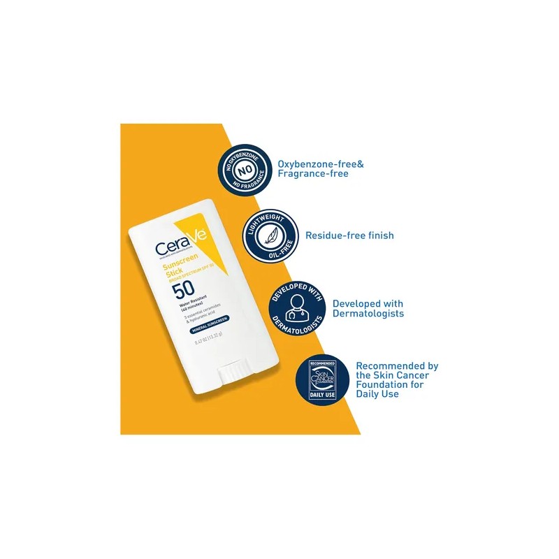 Cerave Protector Solar En Barra Stick Sunscreen Spf 50