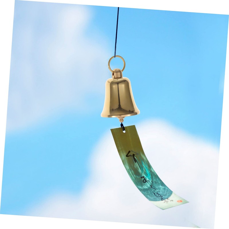 OHPHCALL Craft Bell Hanging Brass DIY Pendant Retro Wind Chime